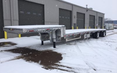 Step Deck Trailers at Kingpin Locations Across Western Canada