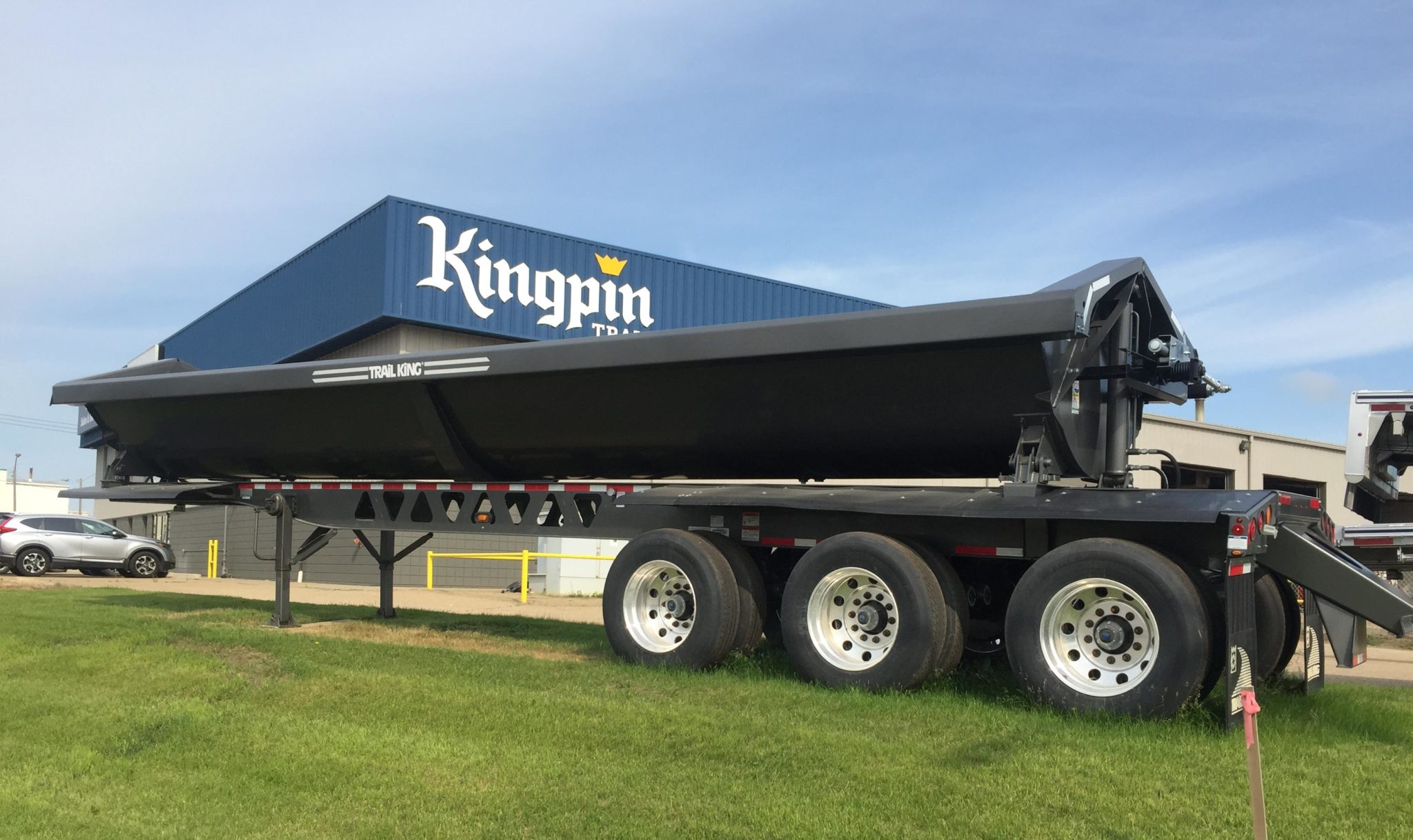 Side Dump Trailers Available At Kingpin Trailers